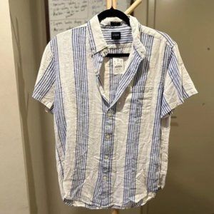 NWT J.Crew Linen Vacation Short Sleeve Shirt